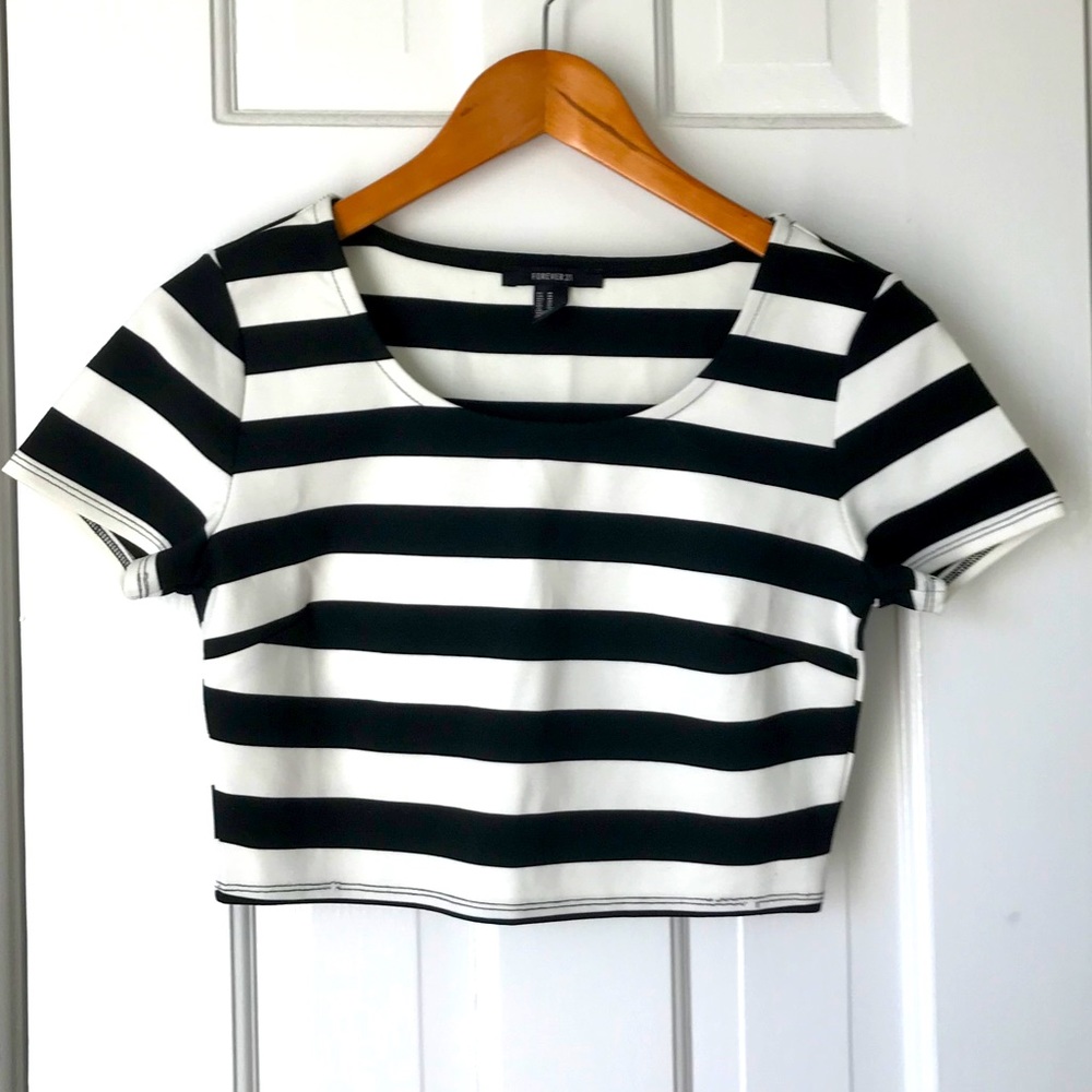 Forever 21 Form Fitting Crop Top